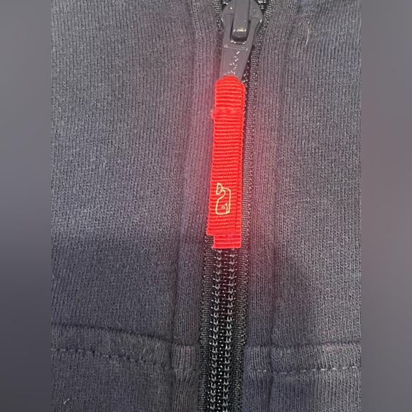 Vineyard Vines Womens 1/4 Zip Classic Patchwork Shoulder Shep Sweatshirt Small - Picture 5 of 11